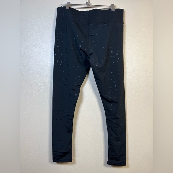TEREZ Uplift Leggings in Black Mini Star Size Large - Picture 2 of 7